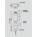 Needle-type metering valve for standard needles BV-322M BanSeok