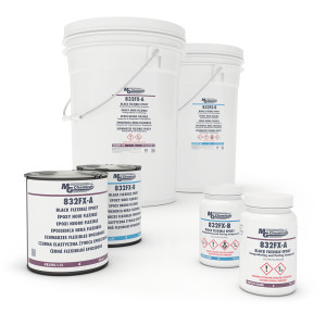 Flexible Verguß-Epoxidkunststoffumhullmasse (schwarz) 832FX MG Chemicals