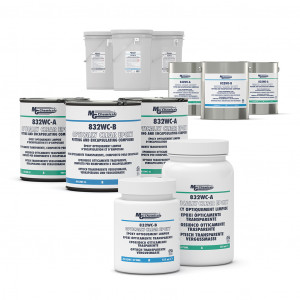 Epoxid Verguss- und Dichtungsmasse Optisch klar  832WC MG CHEMICALS