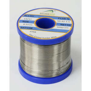 Soldar Sn62Pb36 con fundente SD-82, 2.0 mm