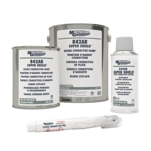 Pintura conductora (pintura protectora) con base acrílica plateada 842AR MG Chemicals